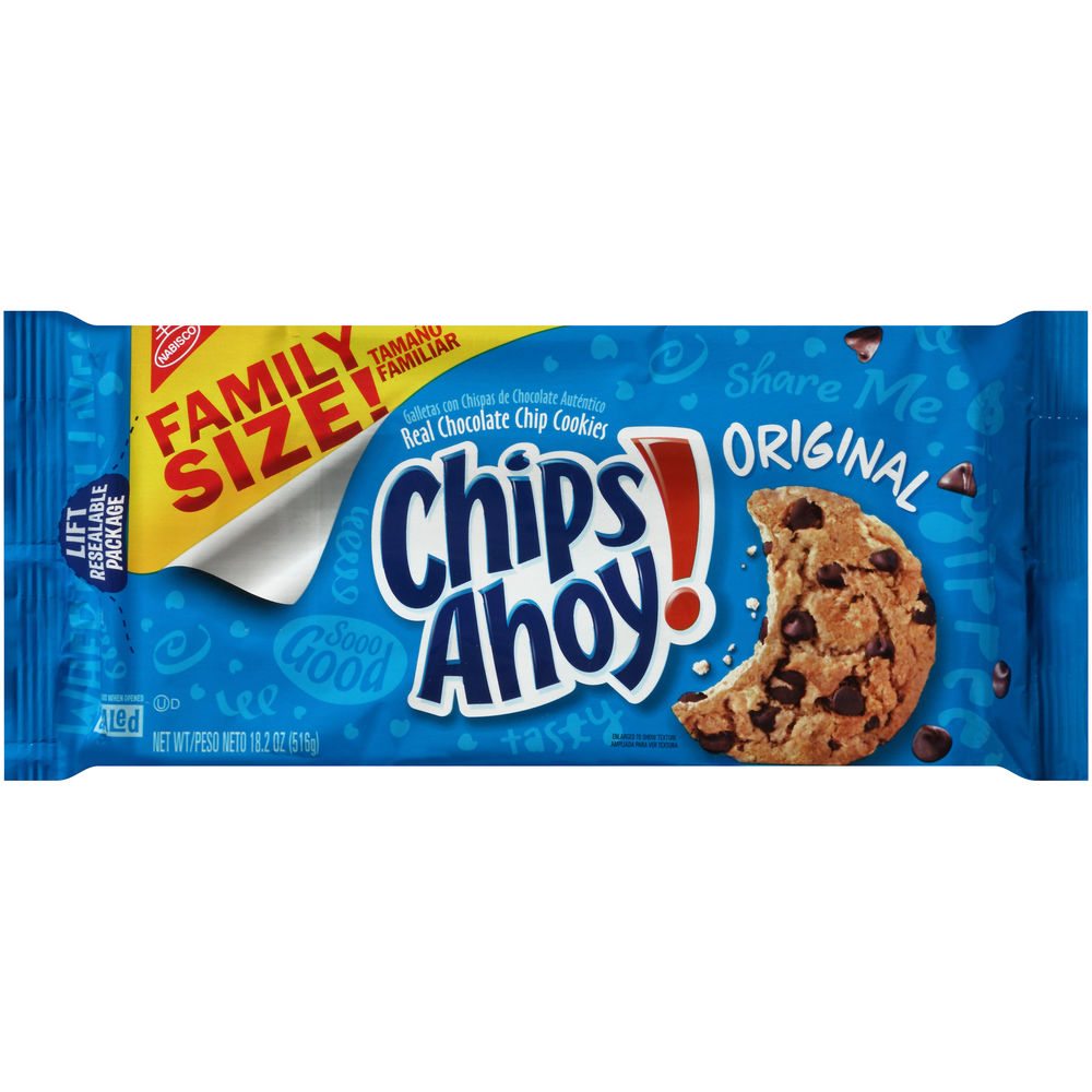 Chips Ahoy Org Cookies Fam Sz 18.2oz